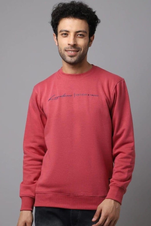 rodamo-men-pink-printed-sweatshirt