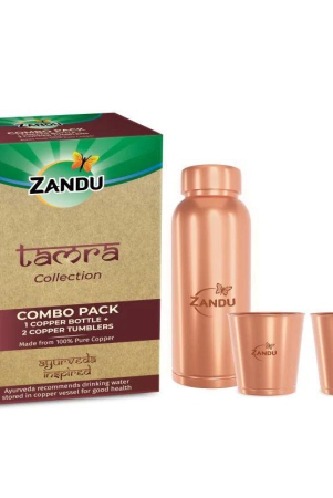 zandu-copper-combo-pack-950ml-copper-bottle-2x300ml-copper-tumblers