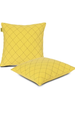 Plush Quilted Cushion Cover | Small | SET OF 2 | 12x12