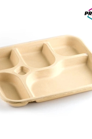 PRODO Bagasse Meal Tray 5CP