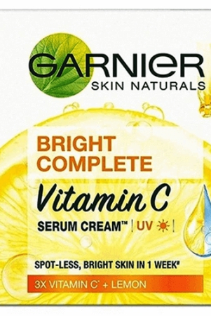 Garnier Face Cream Bright Complete Fairness Serum Gel 23 gm