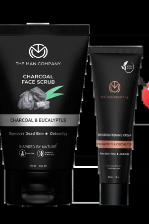 Charcoal Face Scrub | Charcoal & Eucalyptus Face Scrub and Free Face Cream