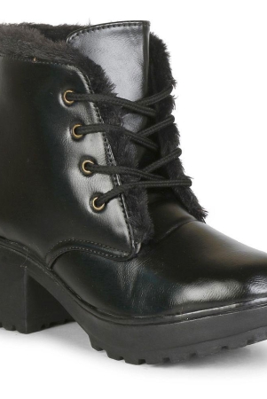 ishransh-black-womens-ankle-length-boots-none