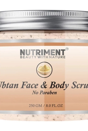 Nutriment Ubtan Face And Body Scrub For Men & Women ( Pack of 1 ) - 250gm