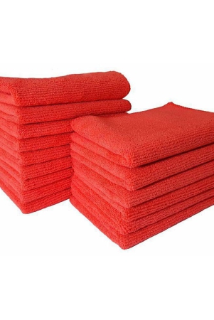 softspun-microfiber-cloth-15-pcs-small-20x30-cms-340-gsm-red-thick-lint-streak-free-multipurpose-cloths-automotive-microfibre-towels-for-car-bike-cleaning-polishing-washing-d