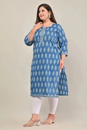 swasti-cotton-printed-straight-womens-kurti-blue-pack-of-1-none