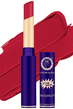 Colors Queen Queen Lips Non Transfer, Long Lasting Matte Lipstick (Sexy Red) (4g)