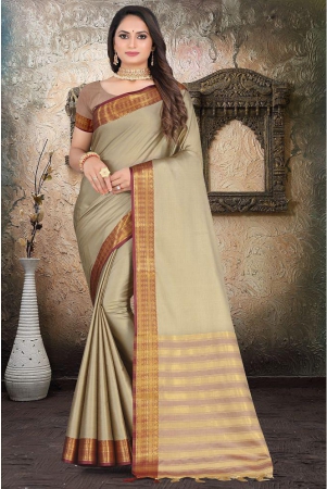 leelavati-cream-silk-saree-with-blouse-piece-pack-of-1-cream