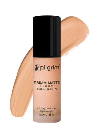 pilgrim-serum-liquid-foundation-matte-poreless-30-ml-foundation-for-face-make-up-infused-with-vit-c-hyaluronic-acid-bamboo-extract-water-resistantall-day-coverage-all-skin-types