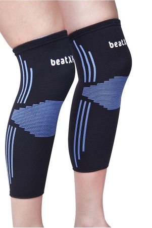 beatxp-3d-knee-support-stripes-and-checks-support-cap-bracesleeves-pair-for-sports-gym-pain-relief-knee-compression-support-exercise-running-cycling-workout-for-men-and-women-large-