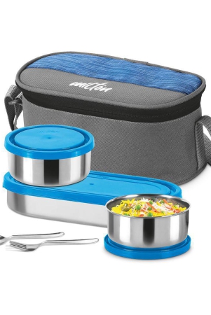 Milton Master Stainless Steel Lunch Box, Blue