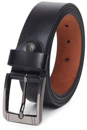 samtroh-black-leather-mens-casual-belt-pack-of-1-none