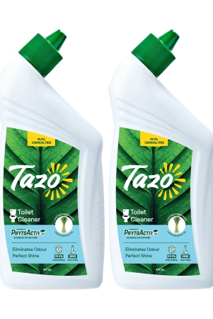 Tazo Chemical Free Toilet Cleaner with Lemongrass, 475 ml - Pack of 2