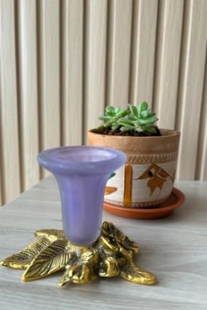 aarna-creations-leaf-flower-candle-stand-patta-tea-light-stand-golden-leaf-candle-stand-gold-antique-candle-stand-metal-glass-tea-light-stand-purple