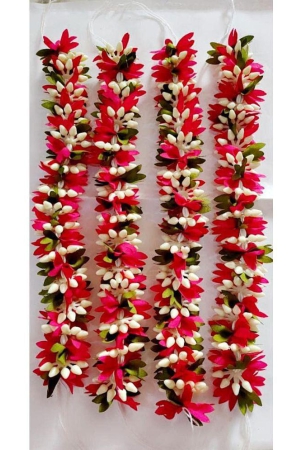 padmavathi-enterprises-pink-lily-artificial-flower-pack-of-4-