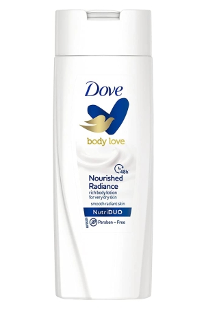 dove-body-love-nourished-radiance-body-lotion-for-very-dry-skin-48hrs-moisturisation-paraben-free-with-plant-based-moisturiser-soft-radiant-skin-100ml