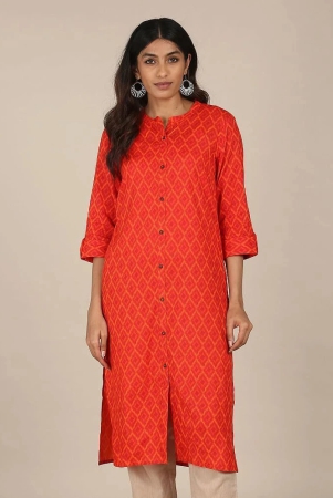 karigari-straight-rayon-orange-womens-kurti-pack-of-1-none