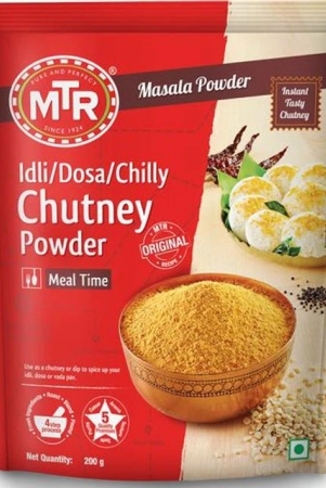 Mtr Masala - Chutney Powder, 200 G Pouch
