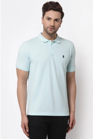 Red Tape Men Mint Blue Polo Neck T-Shirt