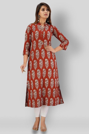 svarchi-maroon-cotton-womens-straight-kurti-pack-of-1-l