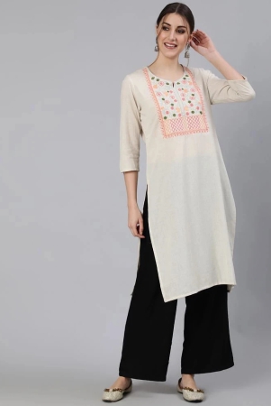 antaran-off-white-cotton-womens-straight-kurti-pack-of-1-none