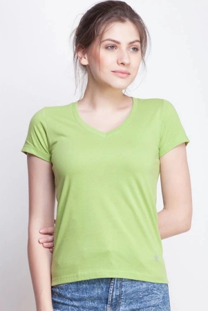 dollar-missy-cotton-green-t-shirts-single-none