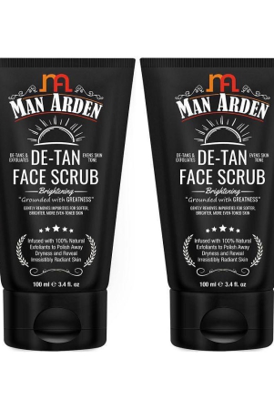 man-arden-de-tan-brightening-face-scrub-de-tans-exfoliates-skin-with-vitamin-c-100-ml-11-free-offer