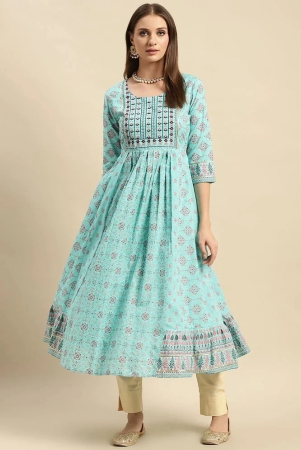 rangita-women-100-cotton-light-blue-yoke-embroidered-self-textured-calf-length-anarkali-none