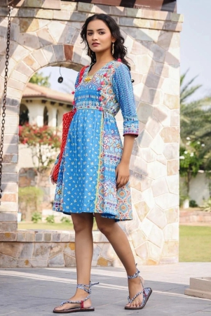 juniper-cotton-printed-knee-length-womens-fit-flare-dress-blue-pack-of-1-none