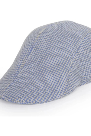 zacharias-blue-cotton-mens-cap-pack-of-1-blue