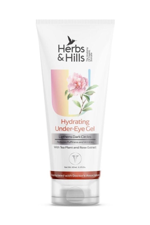 herbs-hills-hydrating-under-eye-gel-50ml-33-floz-with-tea-plant-and-rose-extract-lightens-dark-circles-reduces-puffiness-and-wrinkles-improves-skin-tone-repair-skin-damage