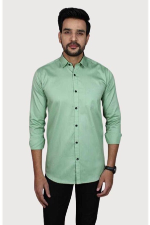 springberry-100-cotton-slim-fit-sea-green-mens-casual-shirt-pack-of-1-none