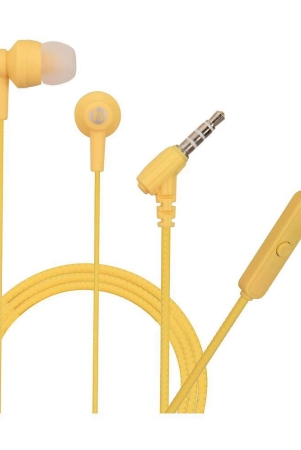 hitage-hb-143-flower-35-mm-wired-earphone-in-ear-comfortable-in-ear-fit-yellow