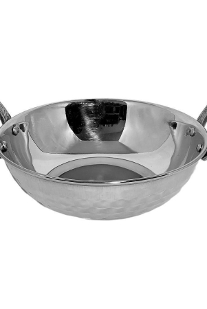 a-h-enterprises-kadai-for-serving-gravy-daal-silver-serving-kadai-set-of-1-