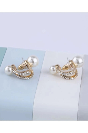 silver-shine-party-wear-charm-pearl-stud-earring-for-women-girl-golden