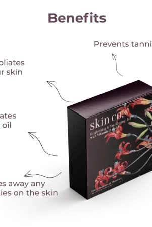 Skin Co Brightening and Tan Removal Kit with Vitamin E and B3