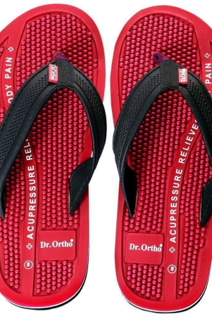 drortho-slippers-red-mens-massage-flip-flop-none