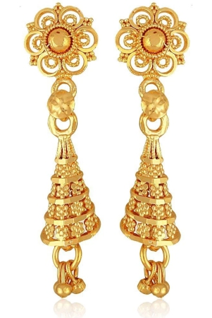 vivastri-golden-drop-earrings-pack-of-1-golden