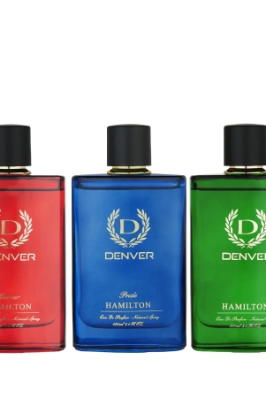 Denver Combo of Honour, Pride and Hamilton 300ml Perfume (Pack of 3)