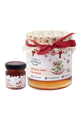 farm-naturelle-wild-berry-sidr-flora-honey-300g-with-extra-another-flower-honey-55g