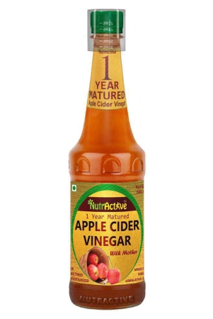 NutrActive Natural Apple Cider Vinegar for Diabetes, 500 ml Fruit Single Pack