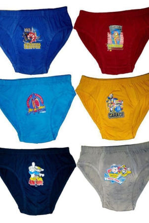 HAP Boy's Brief /Kids innerwear /pack of 6 - None