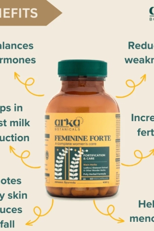 arka-botanicals-feminine-forte-60-veg-capsules-complete-wellness-womens-care-hormone-balancing-ayurvedic-formulation-lodhra-shatavari-extract-good-for-pcodpcos-stamina-energy