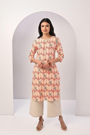 rangita-women-rayon-peach-floral-printed-calf-length-straight-kurti-none