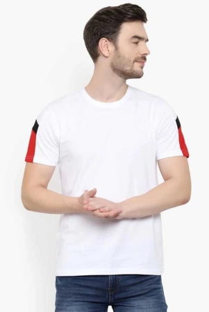 glito-white-cotton-blend-regular-fit-mens-t-shirt-pack-of-1-none