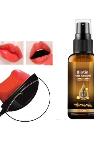 biotin-hair-growth-spray-30ml-appledesign-red-lipstick-creamy-look-for-girlswomen-combo-of-2-items