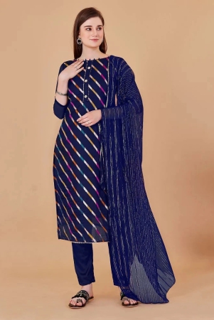 apnisha-unstitched-navy-blue-cotton-dress-material-pack-of-1-navy-blue