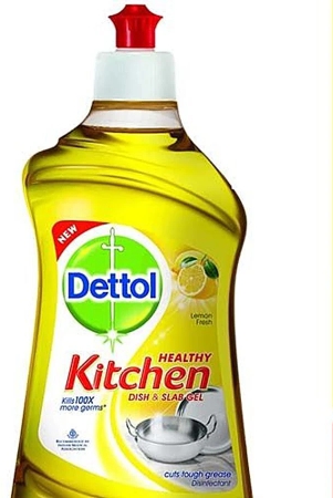 Dettol Healthy Kitchen Dish & Slab Gel - Lemon Fresh, 400 ml
