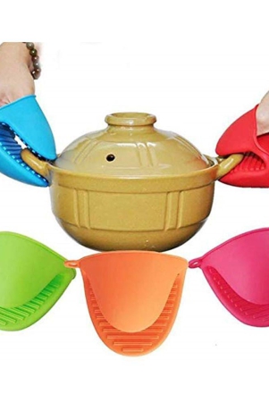 divine-home-silicone-microwave-oven-heat-resistant-pinch-grip-mitten-oven-mitt-gripper-grip-kitchen-pot-holder-cooking-glove-utensil-tool-1-pair-multicolor