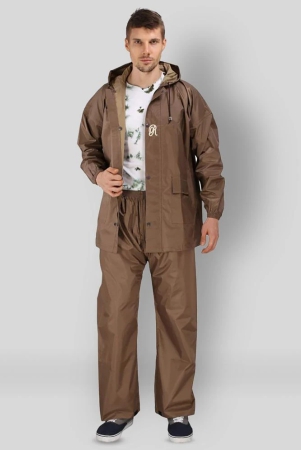 Goodluck Brown Rain Suit - 2XL